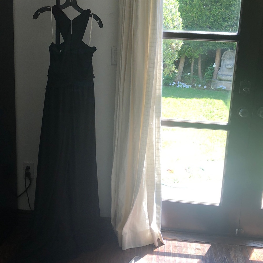 NEW halston heritage evening black dress